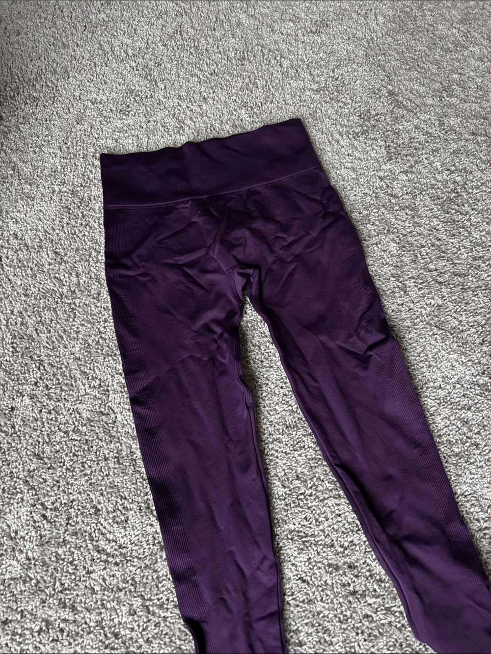 SET Active Deep Purple Seamless High-Waist Leggings